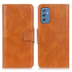 Custodia Portafoglio In Pelle Cover con Supporto M09L per Samsung Galaxy M52 5G Marrone