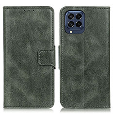 Custodia Portafoglio In Pelle Cover con Supporto M09L per Samsung Galaxy M53 5G Verde