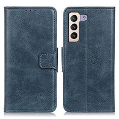 Custodia Portafoglio In Pelle Cover con Supporto M09L per Samsung Galaxy S23 Plus 5G Blu