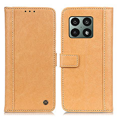 Custodia Portafoglio In Pelle Cover con Supporto M10L per OnePlus 10 Pro 5G Khaki