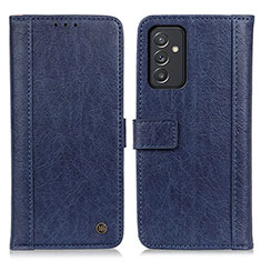 Custodia Portafoglio In Pelle Cover con Supporto M10L per Samsung Galaxy A25 5G Blu