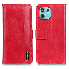 Custodia Portafoglio In Pelle Cover con Supporto M11L per Motorola Moto Edge 20 Lite 5G Rosso