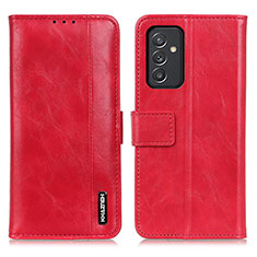 Custodia Portafoglio In Pelle Cover con Supporto M11L per Samsung Galaxy A05s Rosso