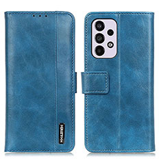 Custodia Portafoglio In Pelle Cover con Supporto M11L per Samsung Galaxy A33 5G Blu
