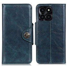 Custodia Portafoglio In Pelle Cover con Supporto M12L per Huawei Honor X6a Blu