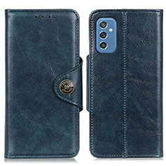 Custodia Portafoglio In Pelle Cover con Supporto M12L per Samsung Galaxy M52 5G Blu