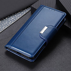 Custodia Portafoglio In Pelle Cover con Supporto M14L per Huawei Honor 10X Lite Blu