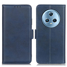 Custodia Portafoglio In Pelle Cover con Supporto M15L per Huawei Honor Magic5 5G Blu