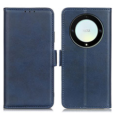 Custodia Portafoglio In Pelle Cover con Supporto M15L per Huawei Honor Magic5 Lite 5G Blu