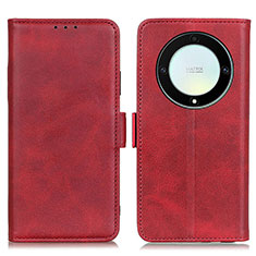 Custodia Portafoglio In Pelle Cover con Supporto M15L per Huawei Honor Magic5 Lite 5G Rosso
