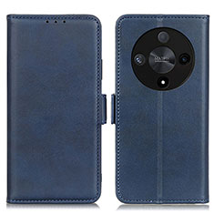 Custodia Portafoglio In Pelle Cover con Supporto M15L per Huawei Honor Magic6 Lite 5G Blu