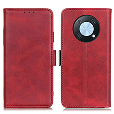 Custodia Portafoglio In Pelle Cover con Supporto M15L per Huawei Nova Y90 Rosso