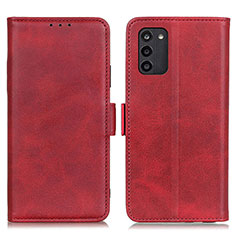 Custodia Portafoglio In Pelle Cover con Supporto M15L per Nokia G100 Rosso