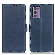 Custodia Portafoglio In Pelle Cover con Supporto M15L per Nokia G310 5G Blu