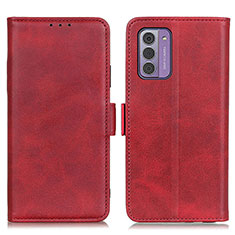 Custodia Portafoglio In Pelle Cover con Supporto M15L per Nokia G310 5G Rosso
