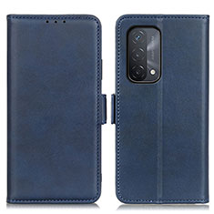 Custodia Portafoglio In Pelle Cover con Supporto M15L per OnePlus Nord N200 5G Blu