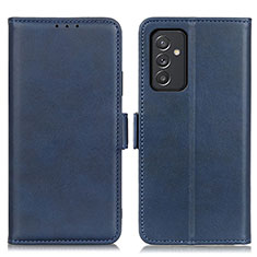 Custodia Portafoglio In Pelle Cover con Supporto M15L per Samsung Galaxy A05s Blu