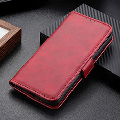 Custodia Portafoglio In Pelle Cover con Supporto M15L per Samsung Galaxy S21 Ultra 5G Rosso