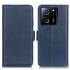 Custodia Portafoglio In Pelle Cover con Supporto M15L per Xiaomi Mi 13T 5G Blu