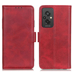Custodia Portafoglio In Pelle Cover con Supporto M15L per Xiaomi Redmi 11 Prime 4G Rosso