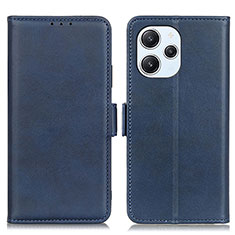 Custodia Portafoglio In Pelle Cover con Supporto M15L per Xiaomi Redmi 12 4G Blu