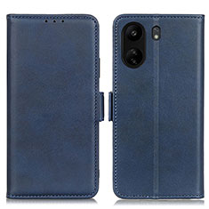 Custodia Portafoglio In Pelle Cover con Supporto M15L per Xiaomi Redmi 13C Blu