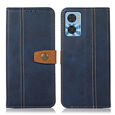 Custodia Portafoglio In Pelle Cover con Supporto M16L per Motorola Moto E22i Blu