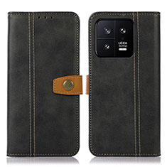 Custodia Portafoglio In Pelle Cover con Supporto M16L per Xiaomi Mi 13 5G Nero