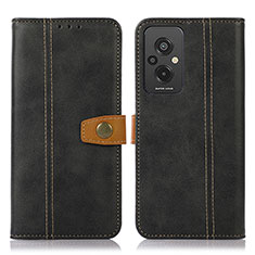 Custodia Portafoglio In Pelle Cover con Supporto M16L per Xiaomi Redmi 11 Prime 4G Nero
