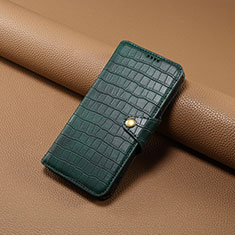 Custodia Portafoglio In Pelle Cover con Supporto MT1 per Huawei Mate 60 Pro Verde