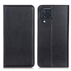 Custodia Portafoglio In Pelle Cover con Supporto N01P per Samsung Galaxy M32 4G Nero