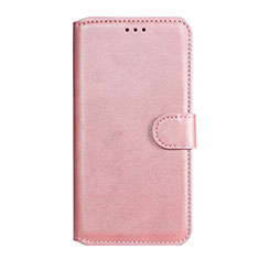 Custodia Portafoglio In Pelle Cover con Supporto N02 per Huawei P40 Pro Oro Rosa