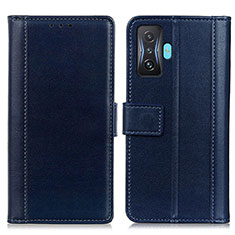 Custodia Portafoglio In Pelle Cover con Supporto N02P per Xiaomi Poco F4 GT 5G Blu