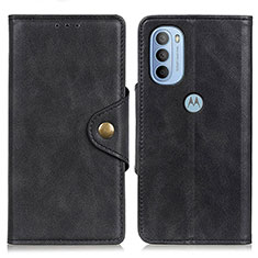 Custodia Portafoglio In Pelle Cover con Supporto N03P per Motorola Moto G41 Nero