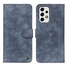 Custodia Portafoglio In Pelle Cover con Supporto N03P per Samsung Galaxy A23 5G Blu