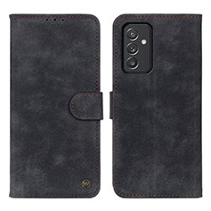 Custodia Portafoglio In Pelle Cover con Supporto N03P per Samsung Galaxy A82 5G Nero