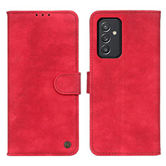 Custodia Portafoglio In Pelle Cover con Supporto N03P per Samsung Galaxy A82 5G Rosso