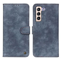 Custodia Portafoglio In Pelle Cover con Supporto N03P per Samsung Galaxy S21 Plus 5G Blu