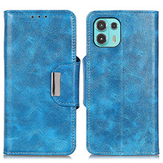 Custodia Portafoglio In Pelle Cover con Supporto N04P per Motorola Moto Edge 20 Lite 5G Cielo Blu