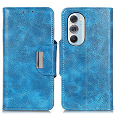 Custodia Portafoglio In Pelle Cover con Supporto N04P per Motorola Moto Edge 30 Pro 5G Cielo Blu