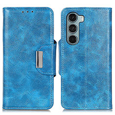 Custodia Portafoglio In Pelle Cover con Supporto N04P per Motorola Moto Edge S30 5G Cielo Blu