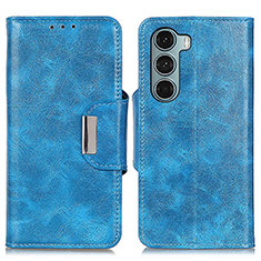 Custodia Portafoglio In Pelle Cover con Supporto N04P per Motorola Moto G200 5G Cielo Blu