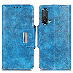 Custodia Portafoglio In Pelle Cover con Supporto N04P per OnePlus Nord CE 5G Cielo Blu
