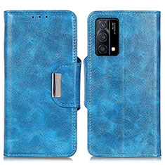 Custodia Portafoglio In Pelle Cover con Supporto N04P per Oppo K9 5G Cielo Blu