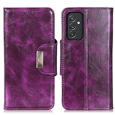 Custodia Portafoglio In Pelle Cover con Supporto N04P per Samsung Galaxy A15 5G Viola
