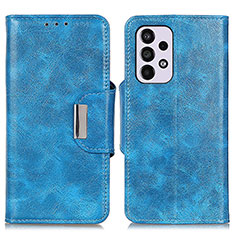 Custodia Portafoglio In Pelle Cover con Supporto N04P per Samsung Galaxy A33 5G Cielo Blu