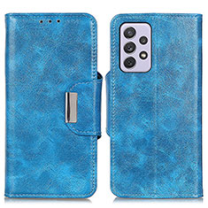 Custodia Portafoglio In Pelle Cover con Supporto N04P per Samsung Galaxy A73 5G Cielo Blu