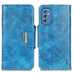 Custodia Portafoglio In Pelle Cover con Supporto N04P per Samsung Galaxy M52 5G Cielo Blu