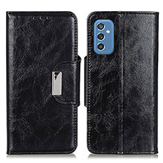 Custodia Portafoglio In Pelle Cover con Supporto N04P per Samsung Galaxy M52 5G Nero