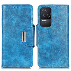 Custodia Portafoglio In Pelle Cover con Supporto N04P per Xiaomi Redmi K50 5G Cielo Blu